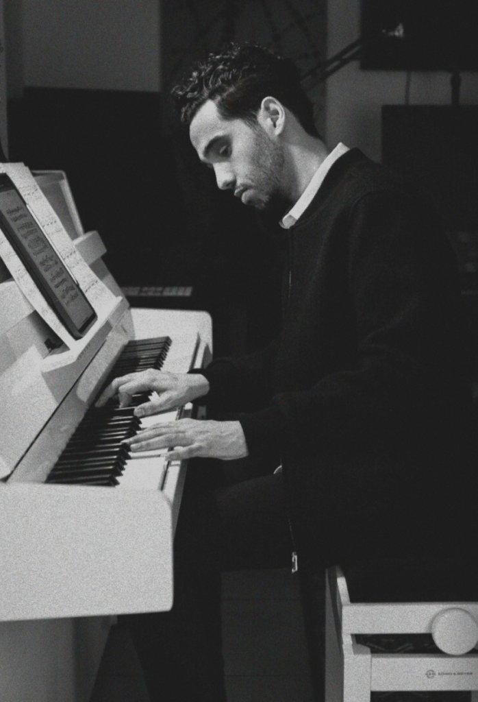 Composer Shwan Askari on the Piano